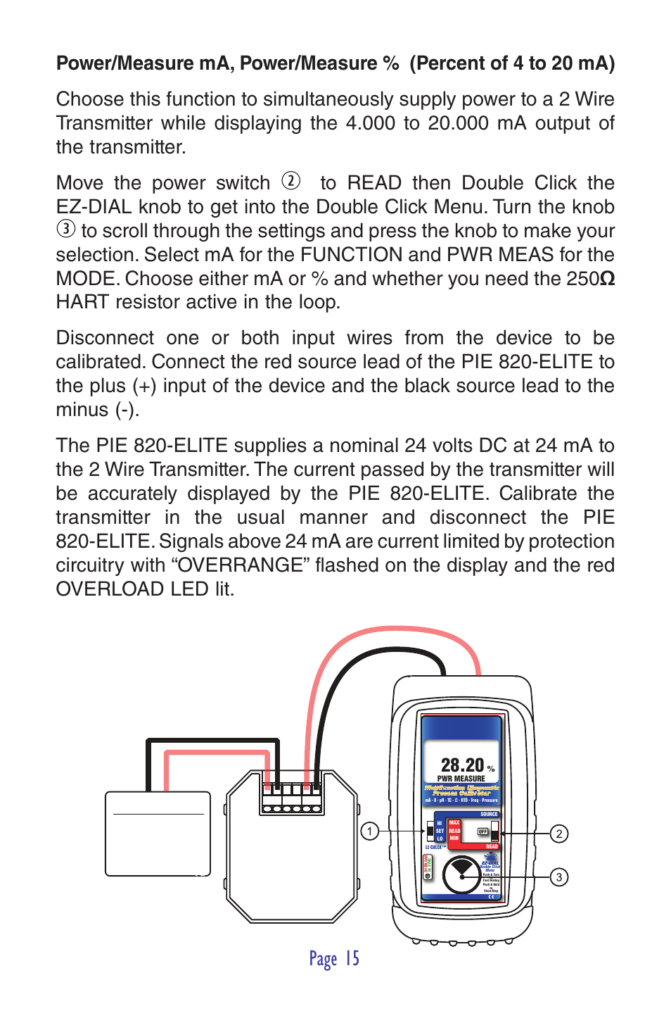 Page 15 | Practical Instrument Electronics 820-ELITE User Manual | Page 17 / 44