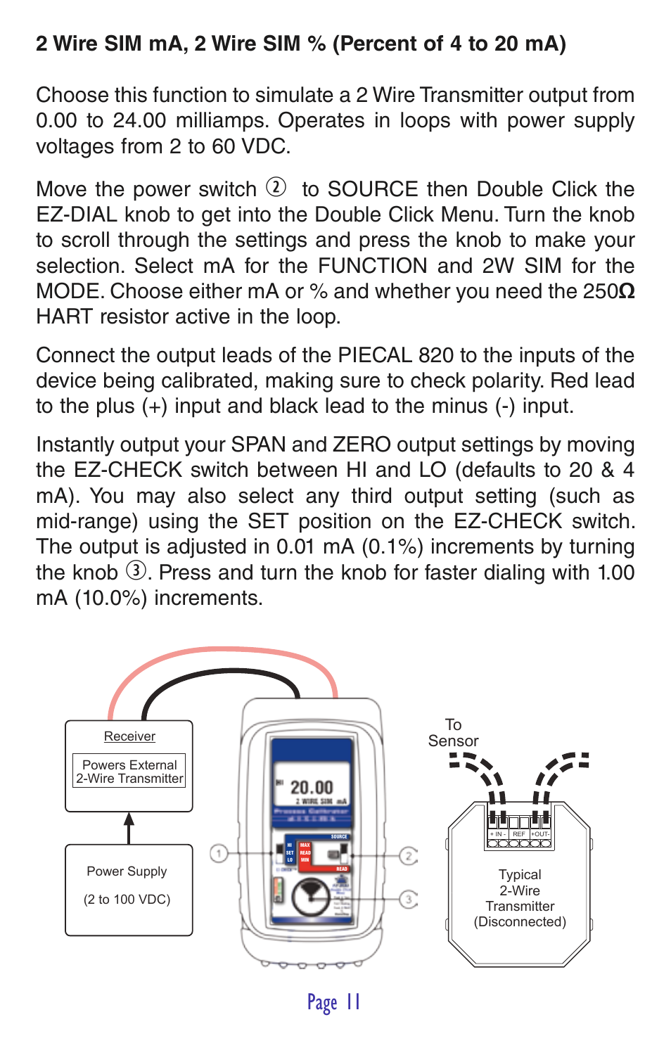 Page 11 | Practical Instrument Electronics 820 User Manual | Page 13 / 36