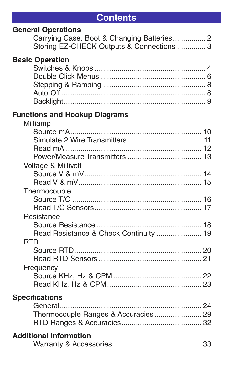 Practical Instrument Electronics 820 User Manual | Page 2 / 36