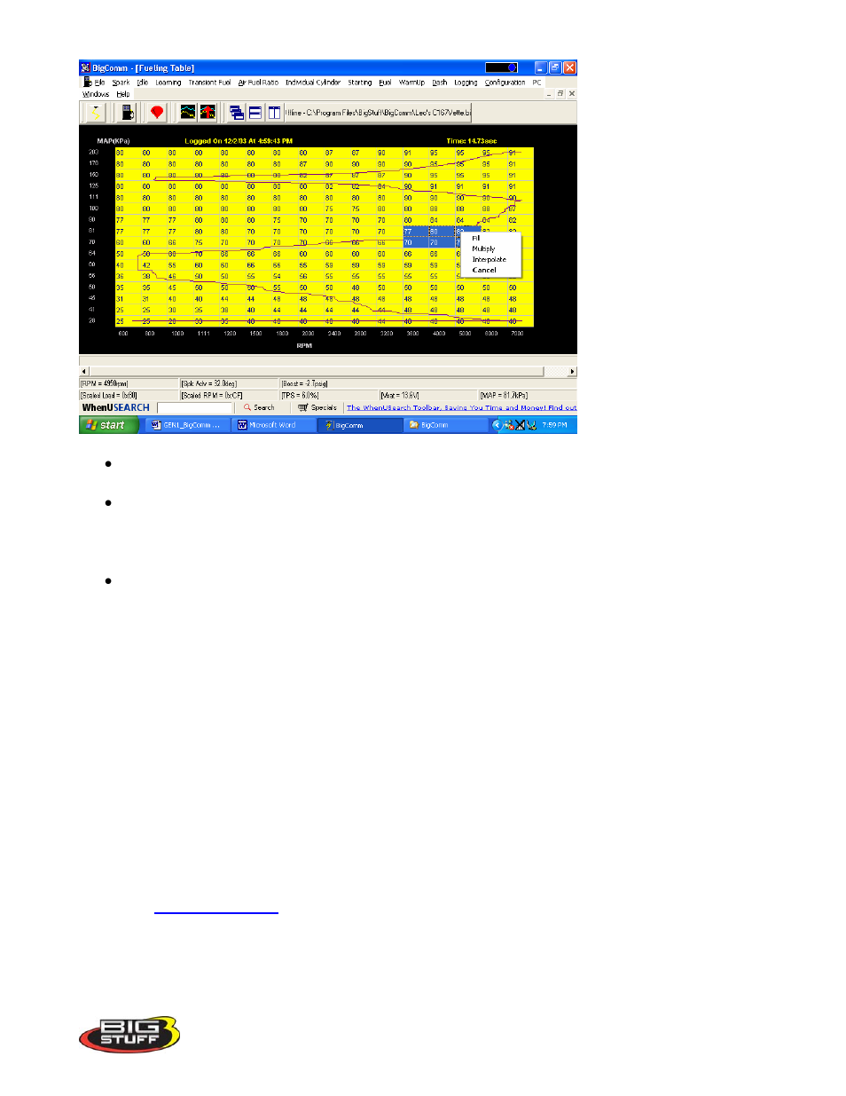Precision Turbo and Engine BigStuff3 GEN3 PRO SEFI System Hardware & BigComm Software User Manual | Page 123 / 138