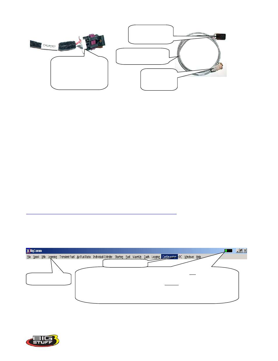 Calport problems, Using the tool bar, Using_the_tool_bar | Precision Turbo and Engine BigStuff3 GEN3 PRO SEFI System Hardware & BigComm Software User Manual | Page 41 / 138