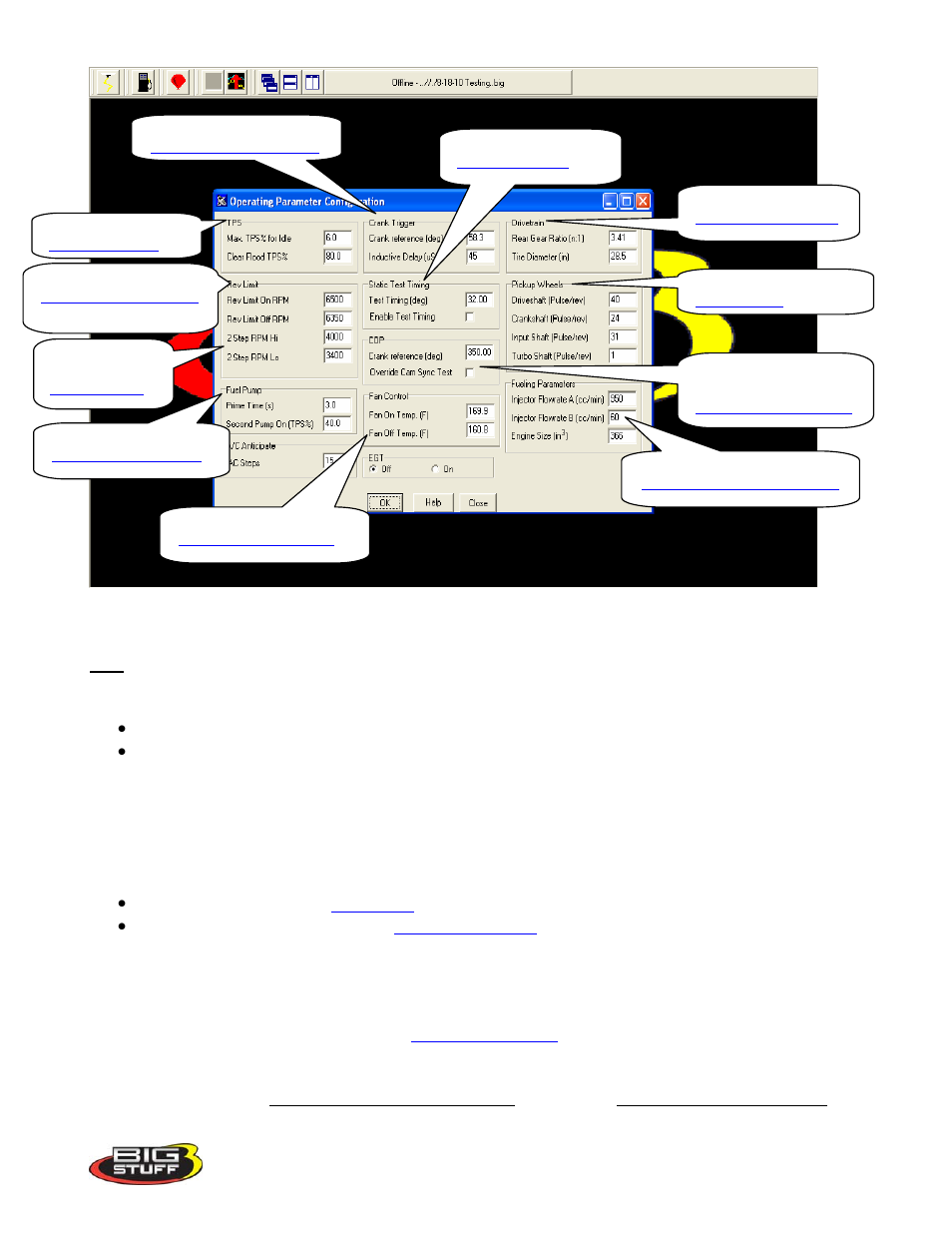 How to set max tps % for idle | Precision Turbo and Engine BigStuff3 GEN3 PRO SEFI System Hardware & BigComm Software User Manual | Page 49 / 138