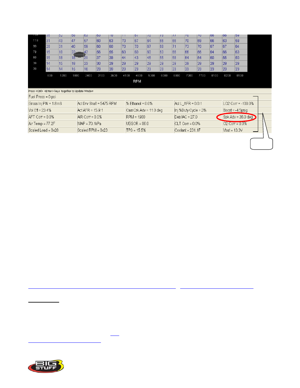 Fan_control_configuration, Static_test_timing | Precision Turbo and Engine BigStuff3 GEN3 PRO SEFI System Hardware & BigComm Software User Manual | Page 53 / 138