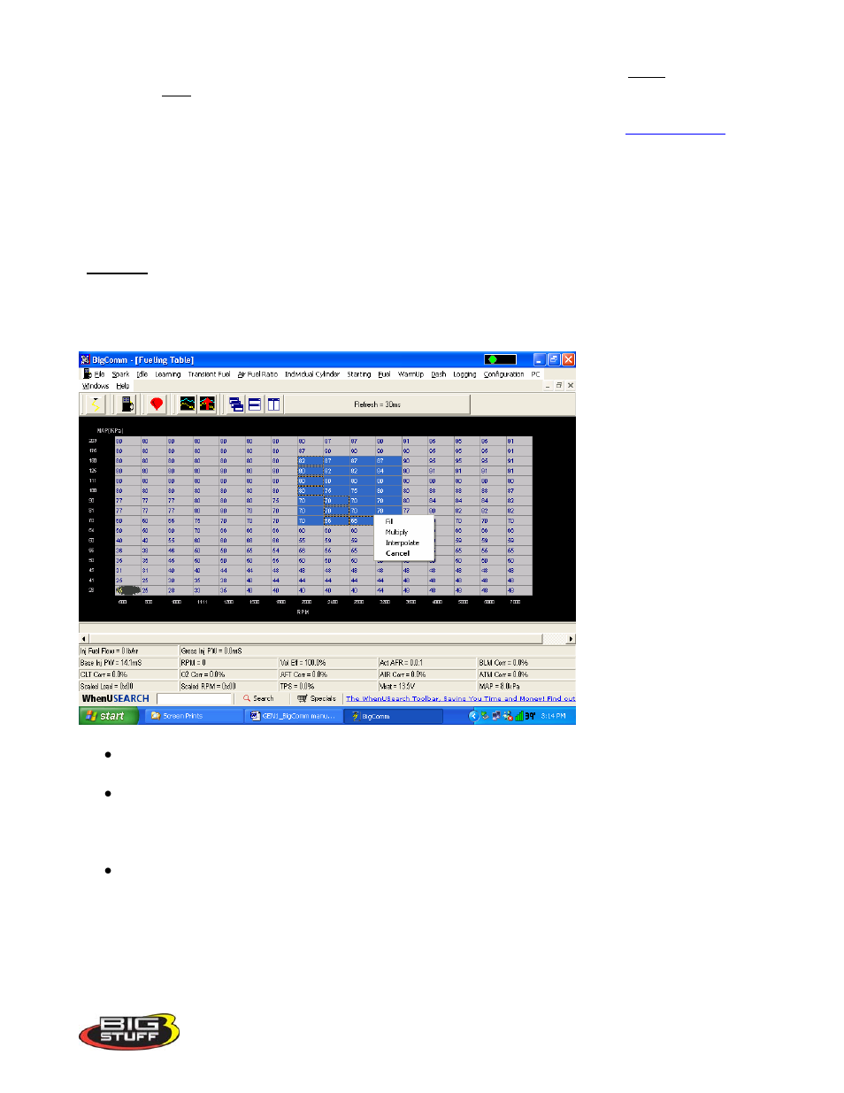 Enter | Precision Turbo and Engine BigStuff3 GEN3 PRO SEFI System Hardware & BigComm Software User Manual | Page 74 / 138