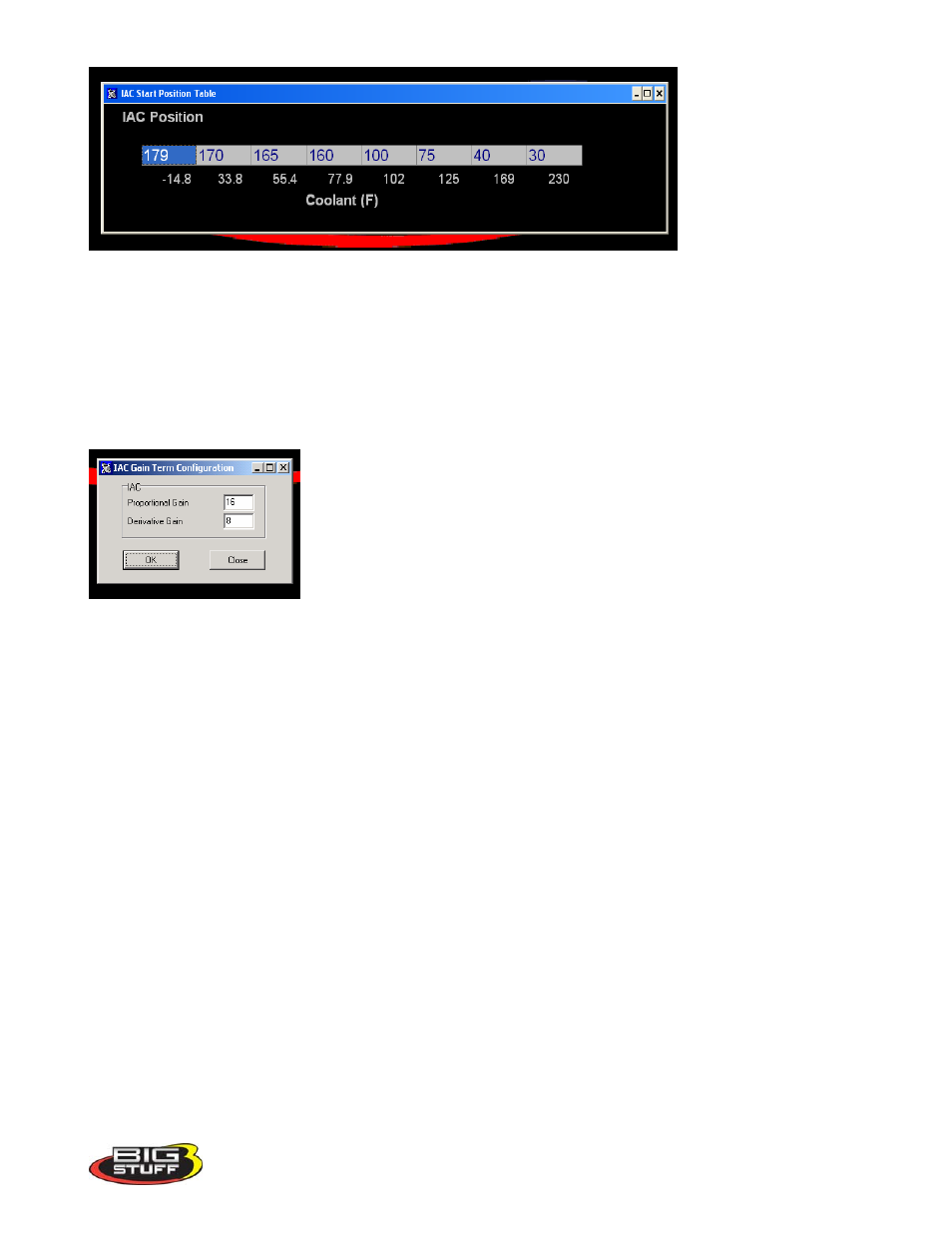 Iac_gain_terms, Iac gain terms | Precision Turbo and Engine BigStuff3 GEN3 PRO SEFI System Hardware & BigComm Software User Manual | Page 83 / 138