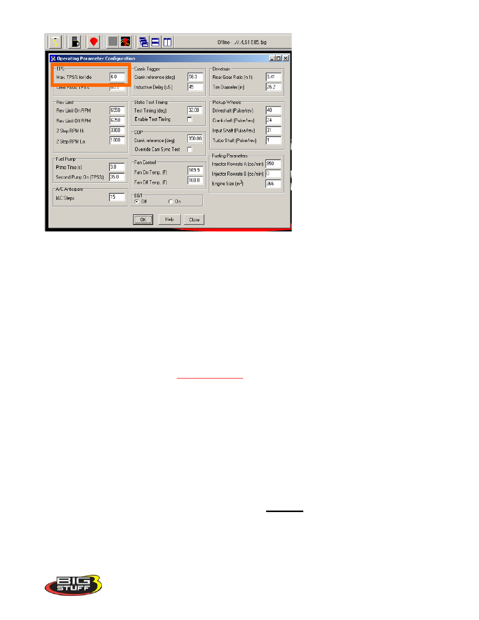 Warm_up, Air_temperature_correction, Warm up | Air temperature correction, Enter | Precision Turbo and Engine BigStuff3 GEN3 PRO SEFI System Hardware & BigComm Software User Manual | Page 86 / 138