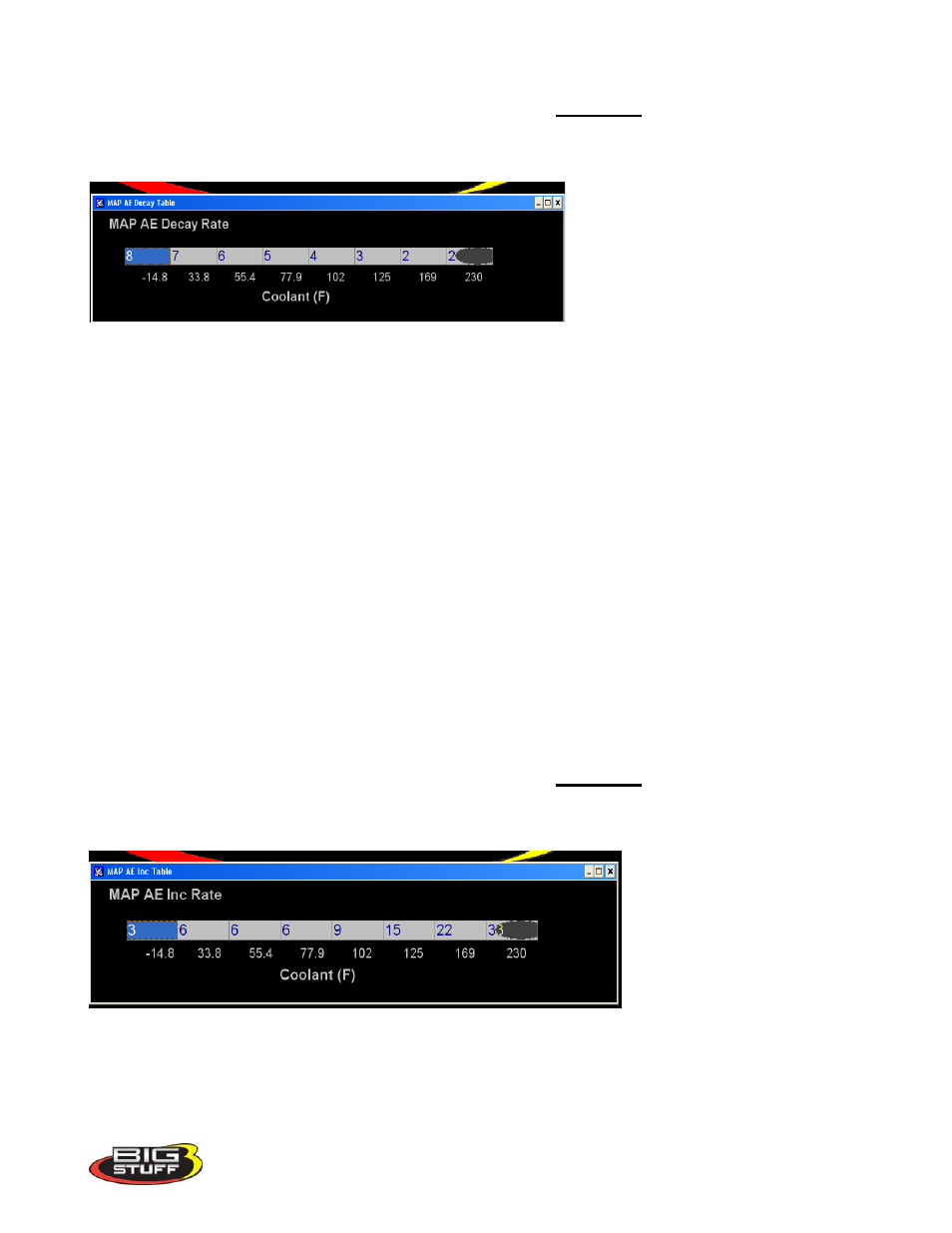Map ae inc rate, Run time correction, Map_ae_inc_rate | Run_time_correction, Enter | Precision Turbo and Engine BigStuff3 GEN3 PRO SEFI System Hardware & BigComm Software User Manual | Page 91 / 138