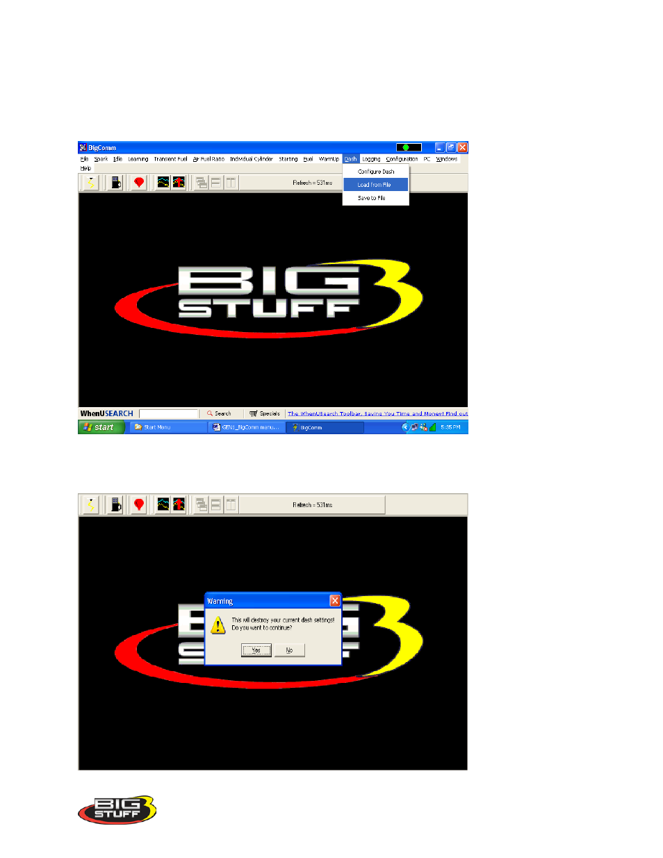 Load from file | Precision Turbo and Engine BigStuff3 GEN3 PRO SEFI (LS1) System Hardware & BigComm Software User Manual | Page 101 / 122