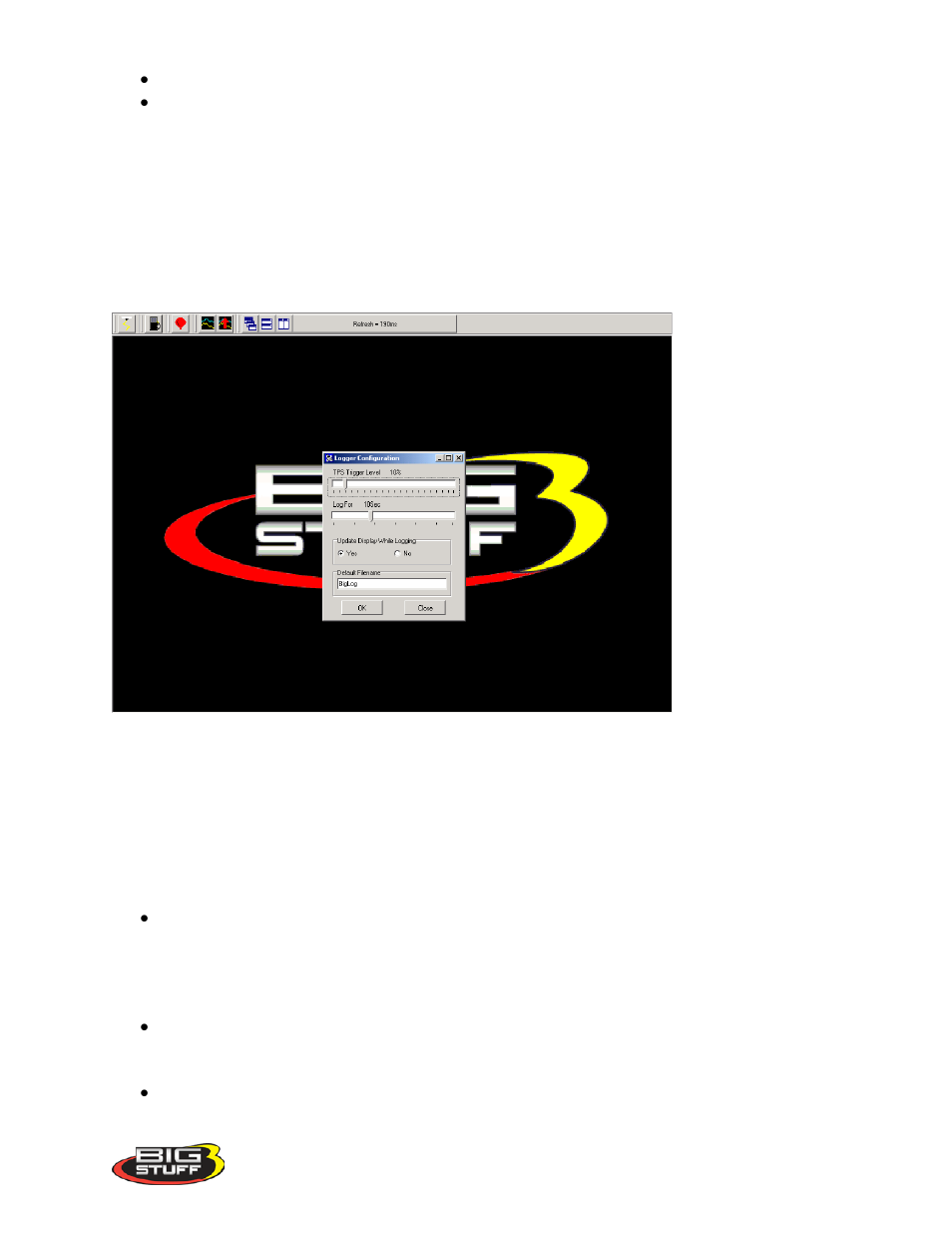 Configure log, Configure_log | Precision Turbo and Engine BigStuff3 GEN3 PRO SEFI (LS1) System Hardware & BigComm Software User Manual | Page 105 / 122