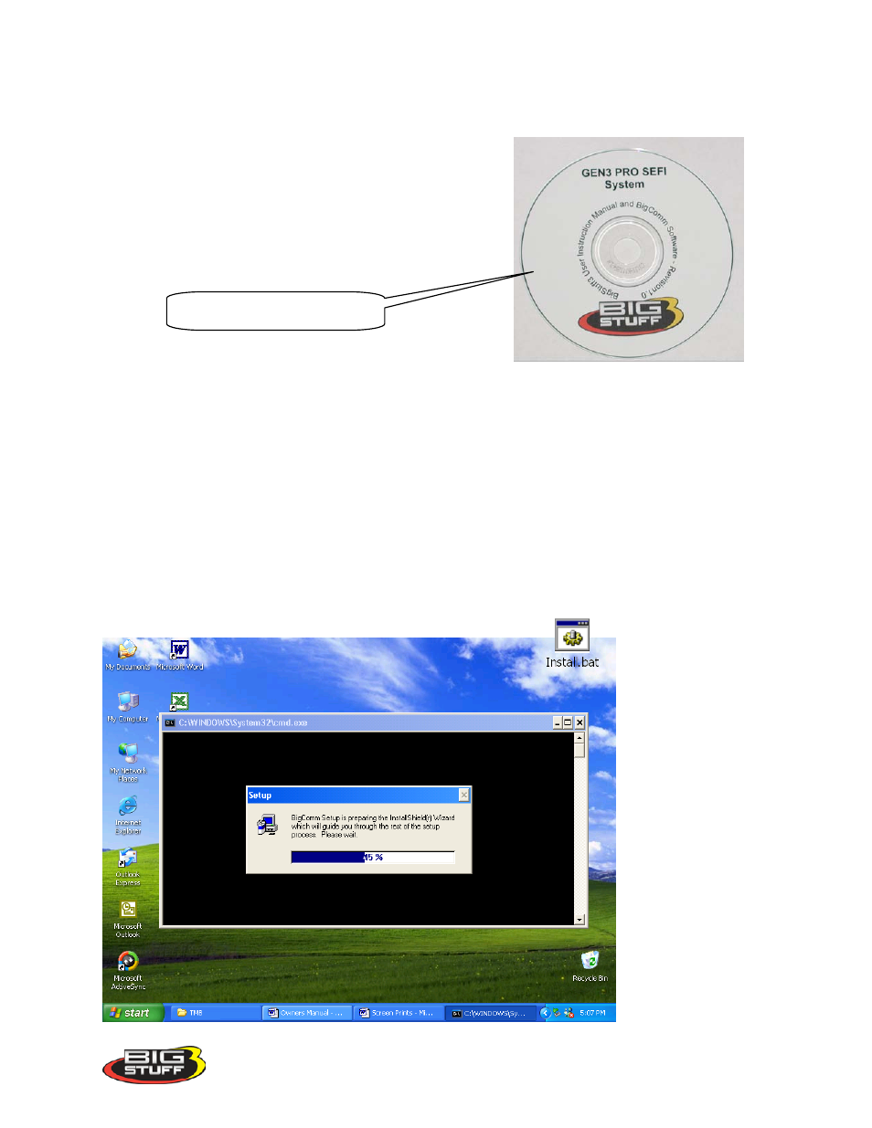 Bigcomm software installation, Bigcomm_software_installation | Precision Turbo and Engine BigStuff3 GEN3 PRO SEFI (LS1) System Hardware & BigComm Software User Manual | Page 20 / 122