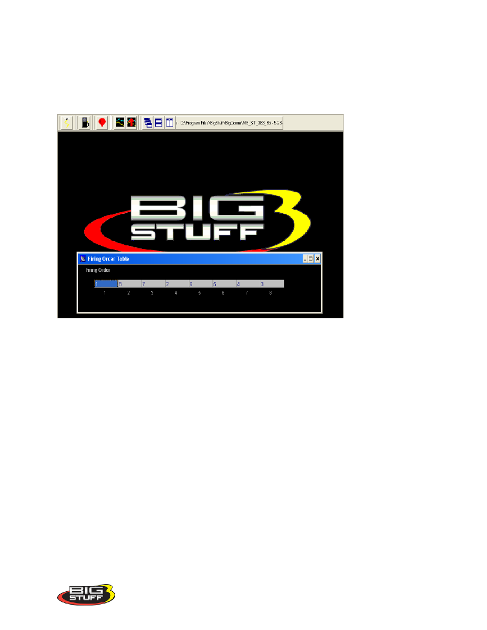 Setting the firing order, Injector opening time, Firing_order | Injector_opening_time, Firing order | Precision Turbo and Engine BigStuff3 GEN3 PRO SEFI (LS1) System Hardware & BigComm Software User Manual | Page 44 / 122