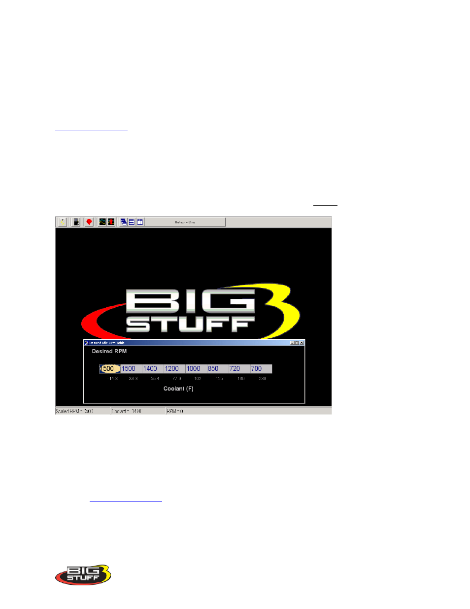 Desired_idle_rpm, Idle_spark, Desired idle rpm | Idle spark | Precision Turbo and Engine BigStuff3 GEN3 PRO SEFI (LS1) System Hardware & BigComm Software User Manual | Page 71 / 122