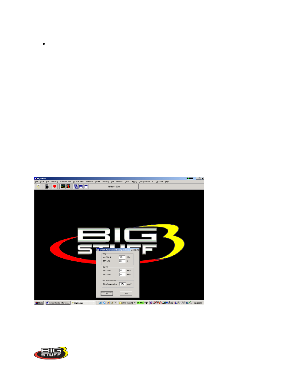 Precision Turbo and Engine BigStuff3 GEN3 PRO SEFI (LS1) System Hardware & BigComm Software User Manual | Page 83 / 122