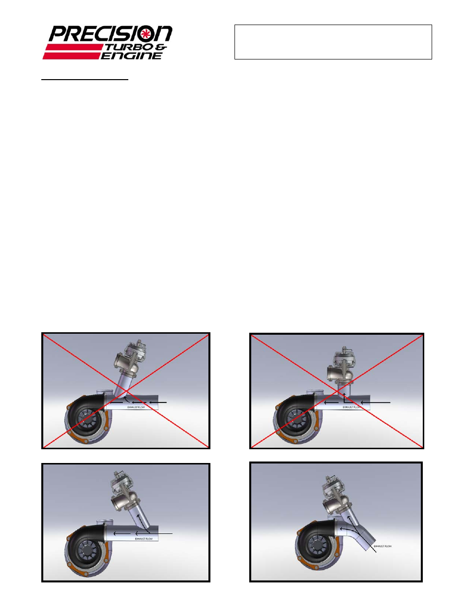 Precision Turbo and Engine Precision Turbo & Engine PW46 Wastegate User Manual | Page 4 / 9