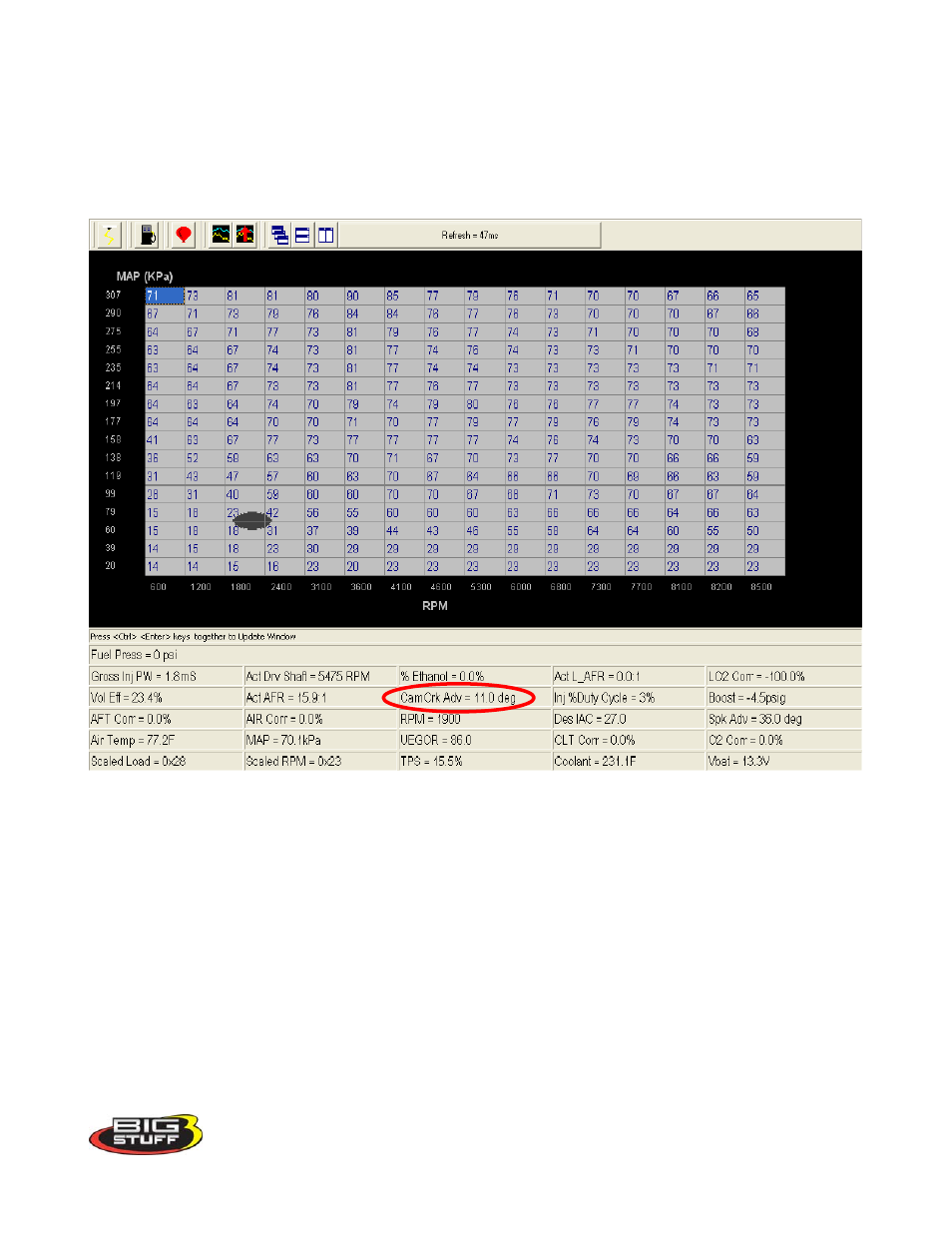 Odified distributor). see, Camcrkadv | Precision Turbo and Engine BigStuff3 GEN3 Powertrain Controller Ignition Setup Tutorial User Manual | Page 28 / 34