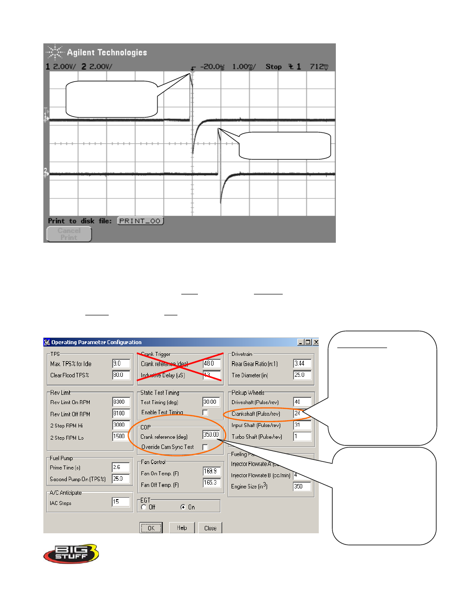 Setting_the_ls1_crank_reference | Precision Turbo and Engine BigStuff3 GEN3 Powertrain Controller Ignition Setup Tutorial User Manual | Page 29 / 34