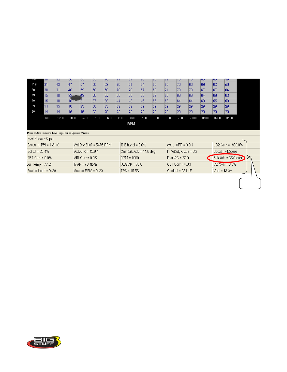 Dash_window, E. see | Precision Turbo and Engine BigStuff3 GEN3 Powertrain Controller Ignition Setup Tutorial User Manual | Page 30 / 34