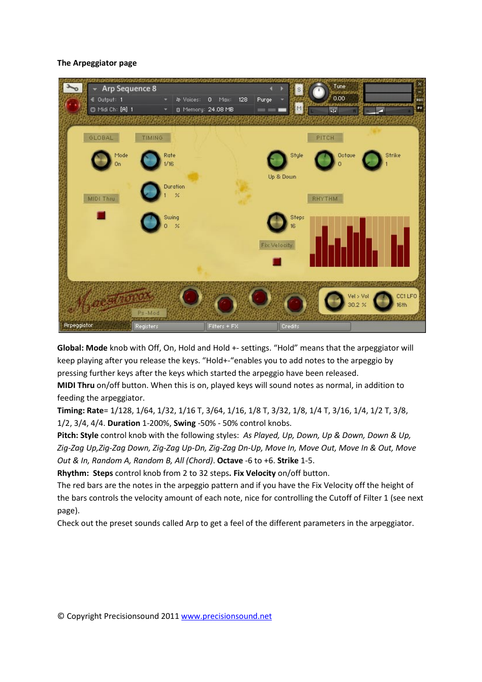 Precisionsound Maestrovox Ps-Mod User Manual | Page 3 / 6