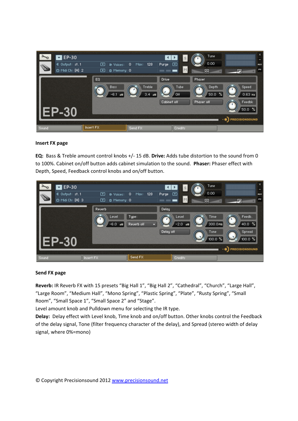 Precisionsound EP-30 User Manual | Page 3 / 5
