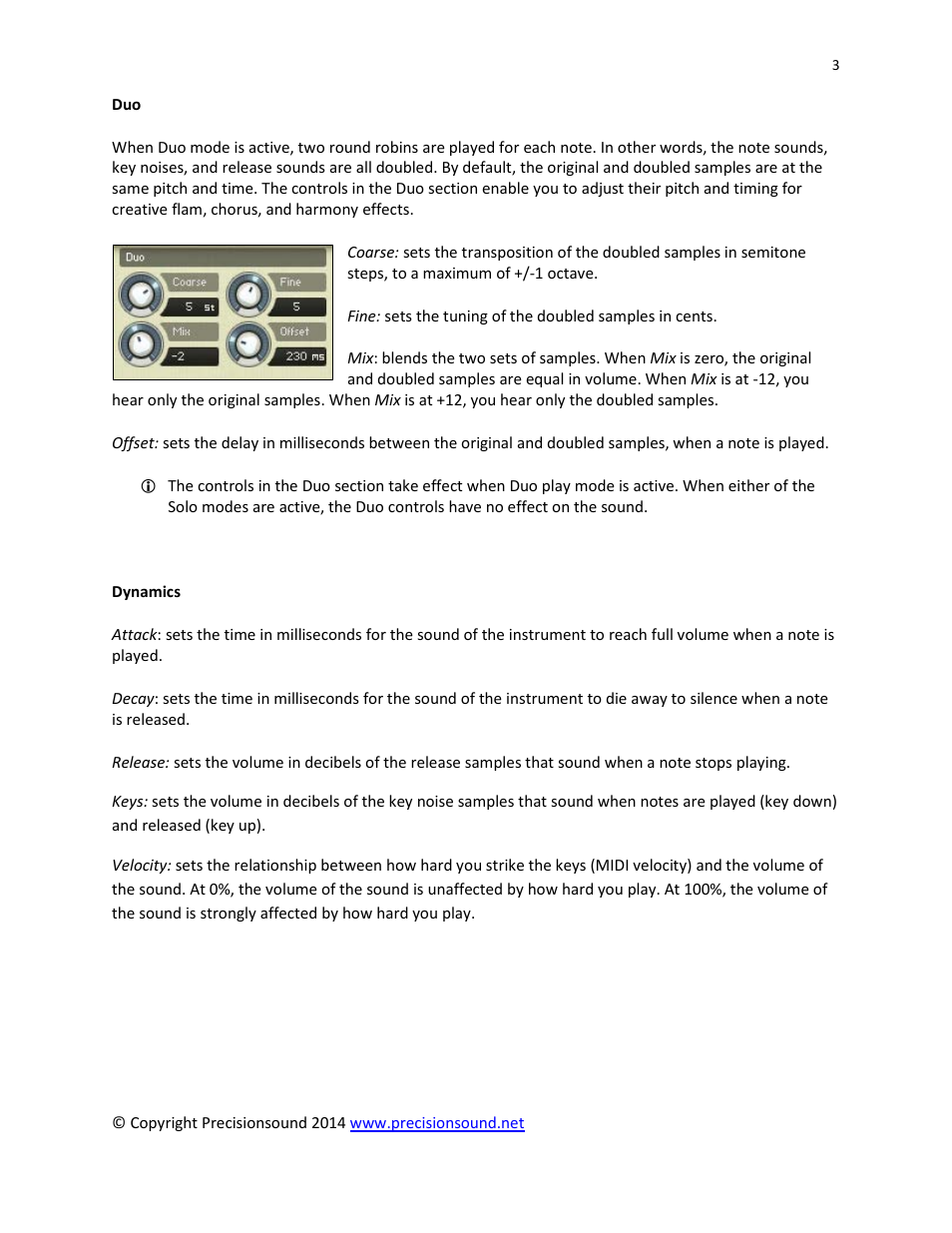 Precisionsound Andes 25F User Manual | Page 3 / 7