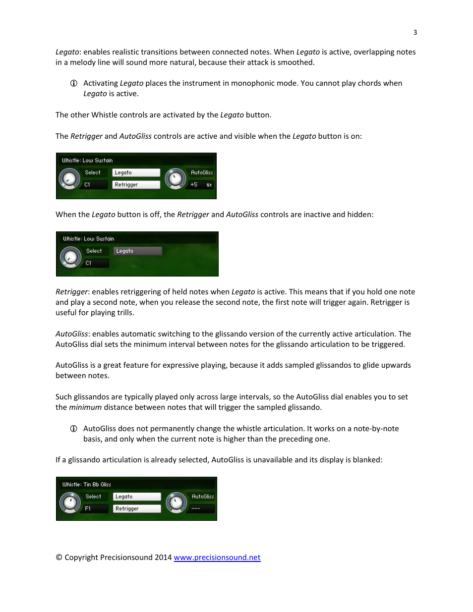 Precisionsound Celtic Whistles User Manual | Page 3 / 8