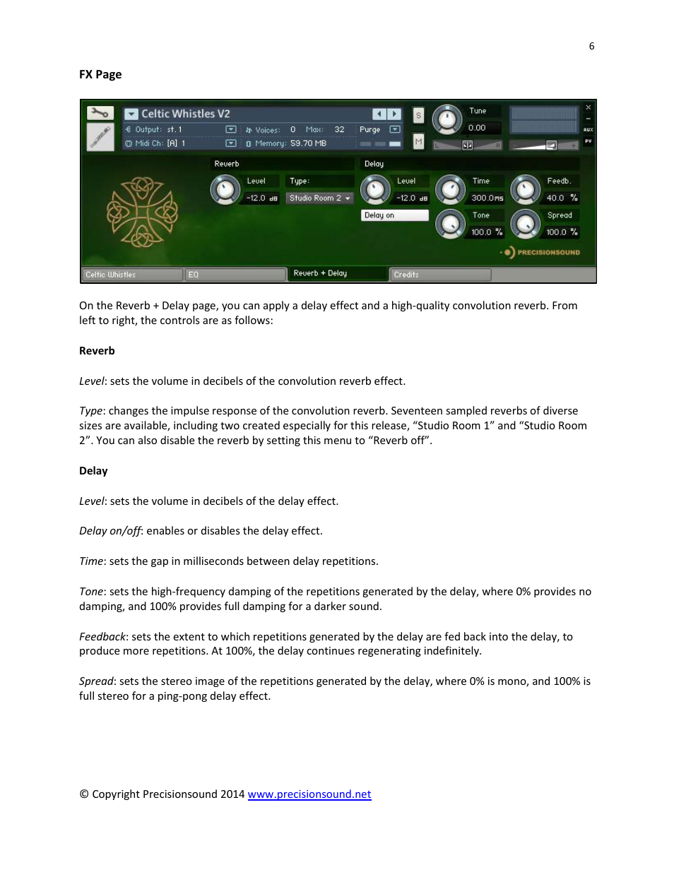 Precisionsound Celtic Whistles User Manual | Page 6 / 8