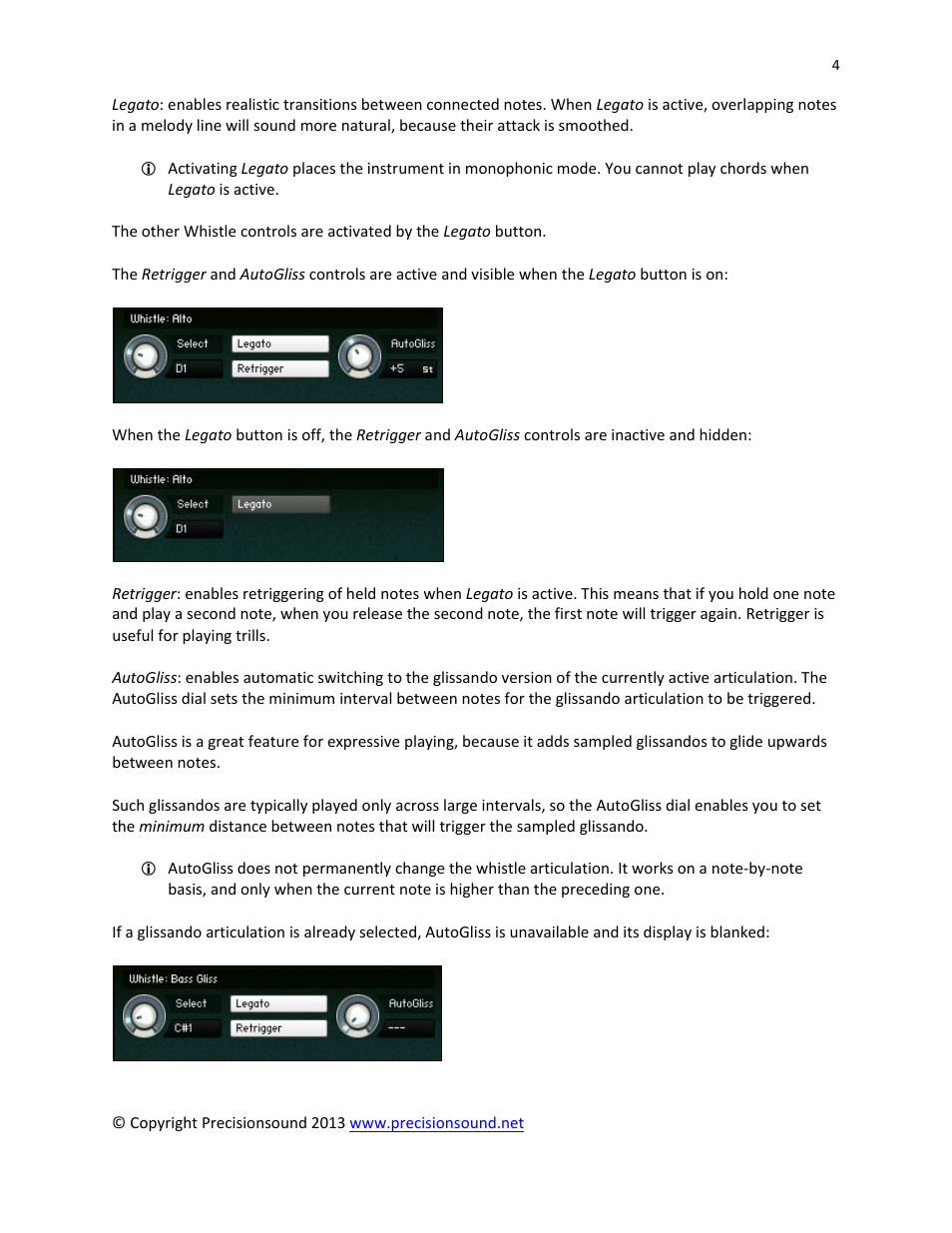 Precisionsound Dream Whistles User Manual | Page 4 / 9