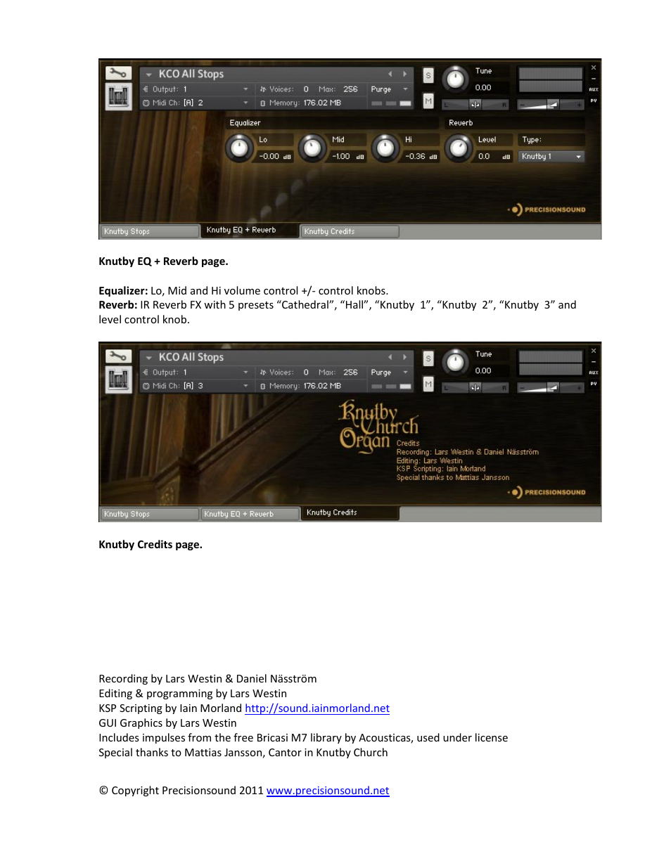 Precisionsound Knutby ChurchOrgan User Manual | Page 5 / 6