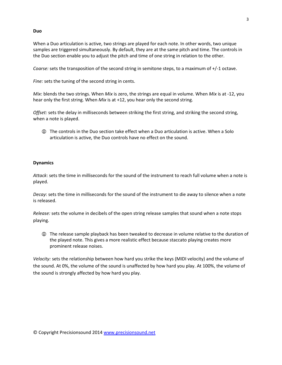 Precisionsound Country Harp User Manual | Page 3 / 10
