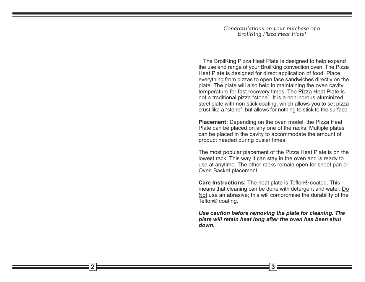 Broil King RV00 User Manual | Page 2 / 2