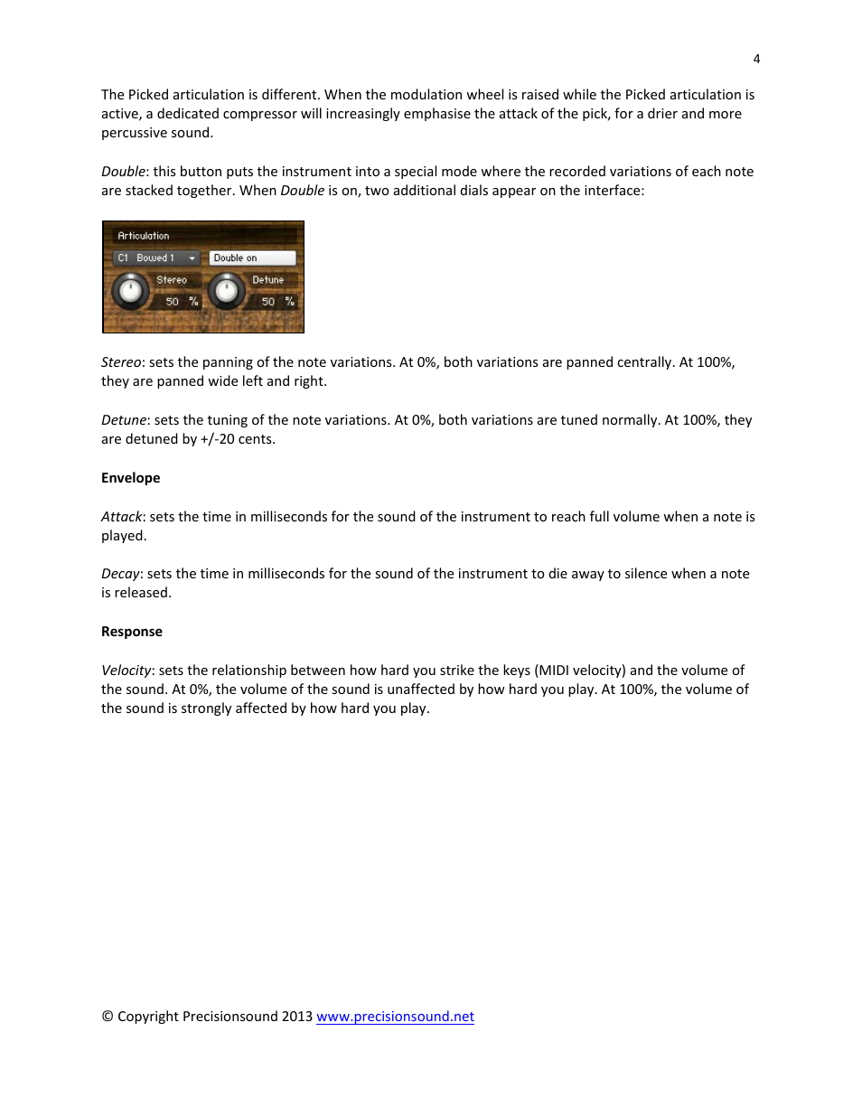 Precisionsound Nordic Psalmodikon User Manual | Page 4 / 8