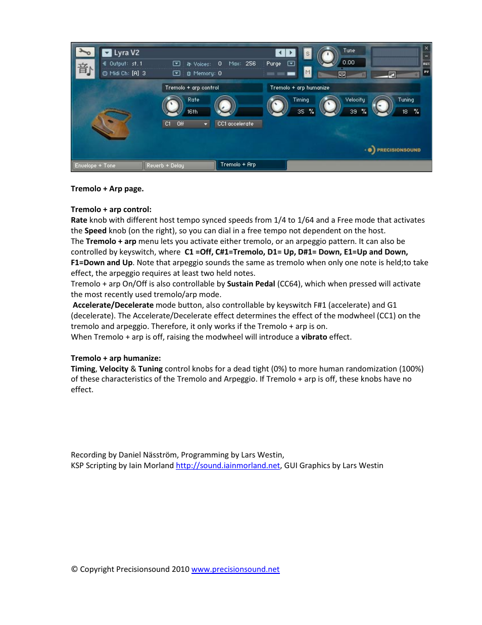 Precisionsound Lyra User Manual | Page 3 / 4