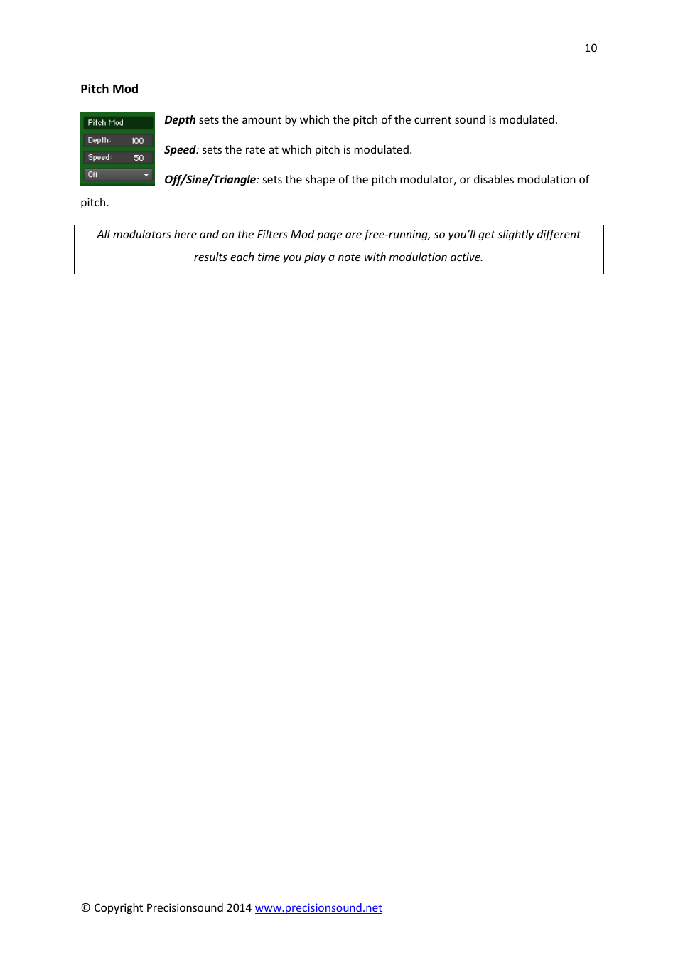 Precisionsound Jetstream 2 User Manual | Page 10 / 17