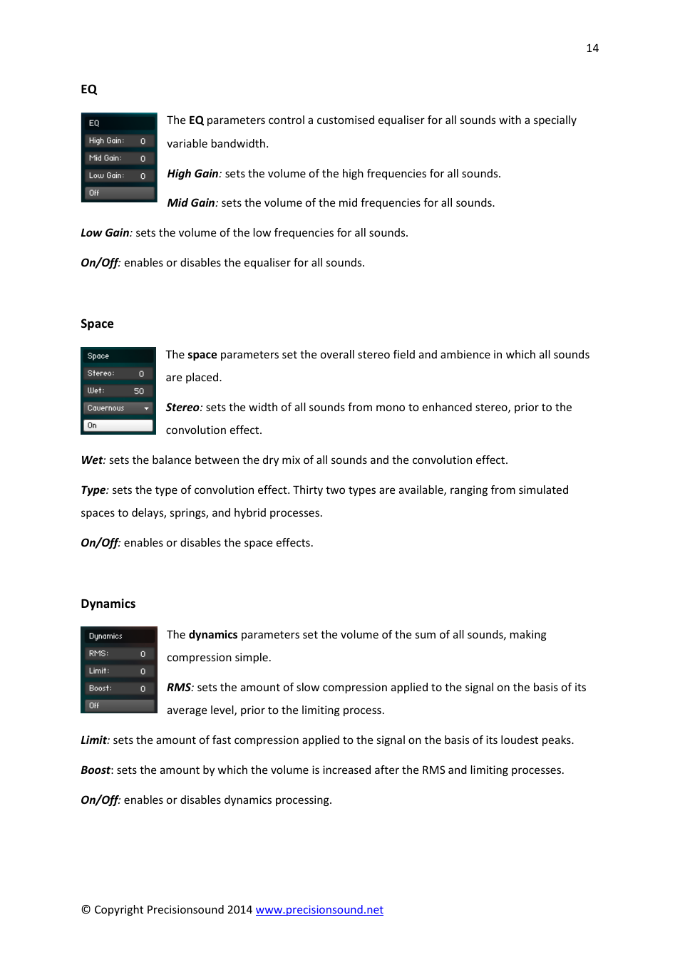 Precisionsound Jetstream 2 User Manual | Page 14 / 17