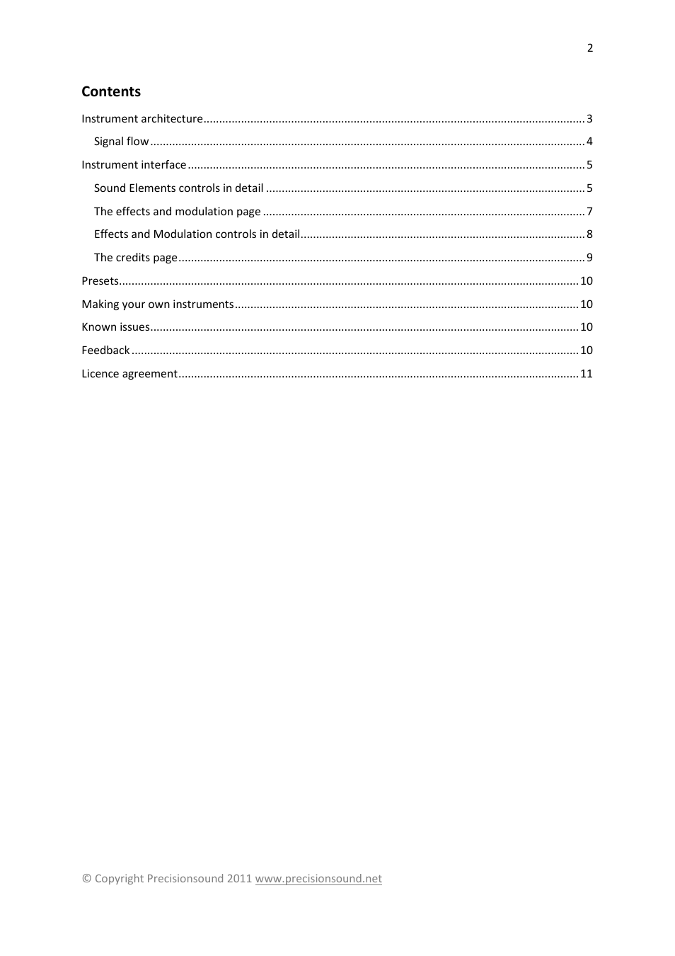 Precisionsound Hybrid Factory User Manual | Page 2 / 11