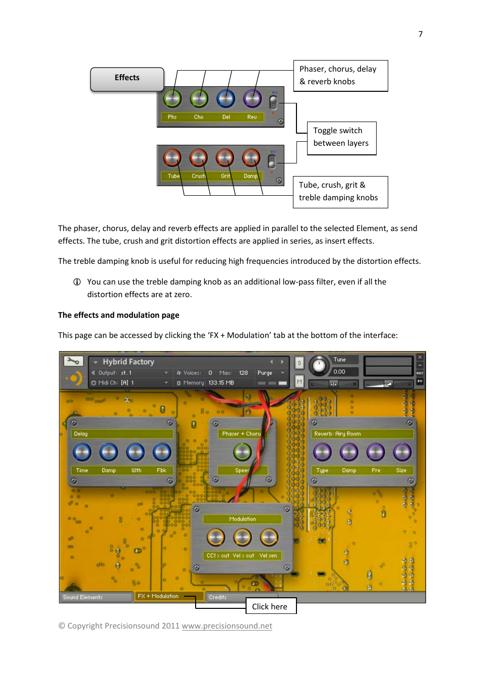 Precisionsound Hybrid Factory User Manual | Page 7 / 11