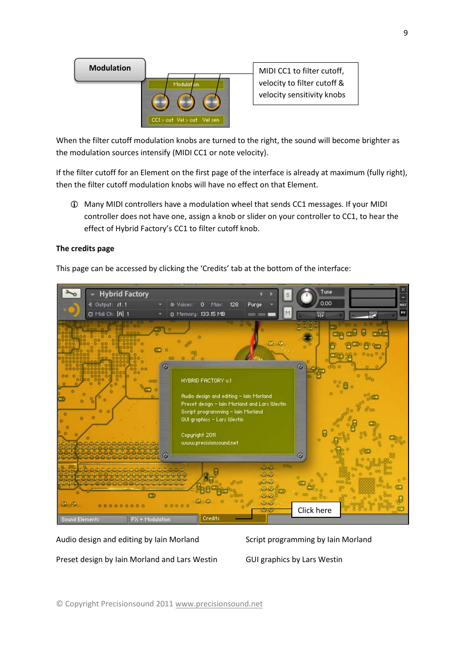 Precisionsound Hybrid Factory User Manual | Page 9 / 11