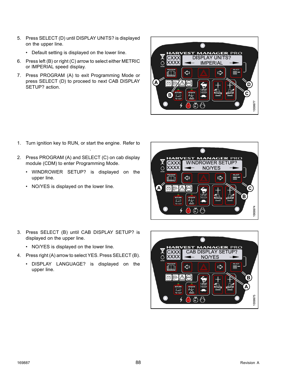 Adjusting the cab display buzzer volume | MacDon M205 Operators Manual User Manual | Page 104 / 482