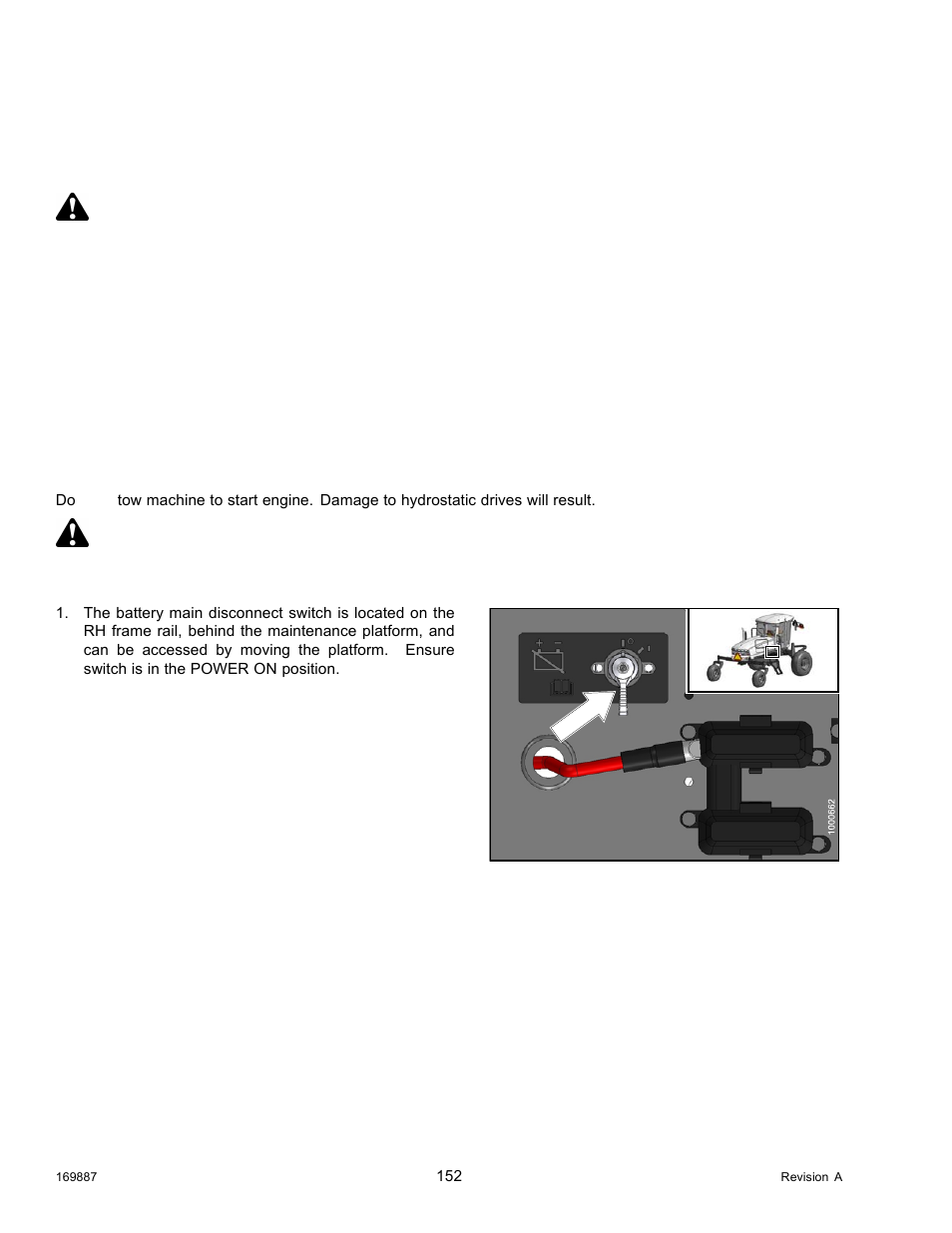 5engine operation, Starting the engine, Engine operation | 5 engine operation, Danger, Warning | MacDon M205 Operators Manual User Manual | Page 168 / 482