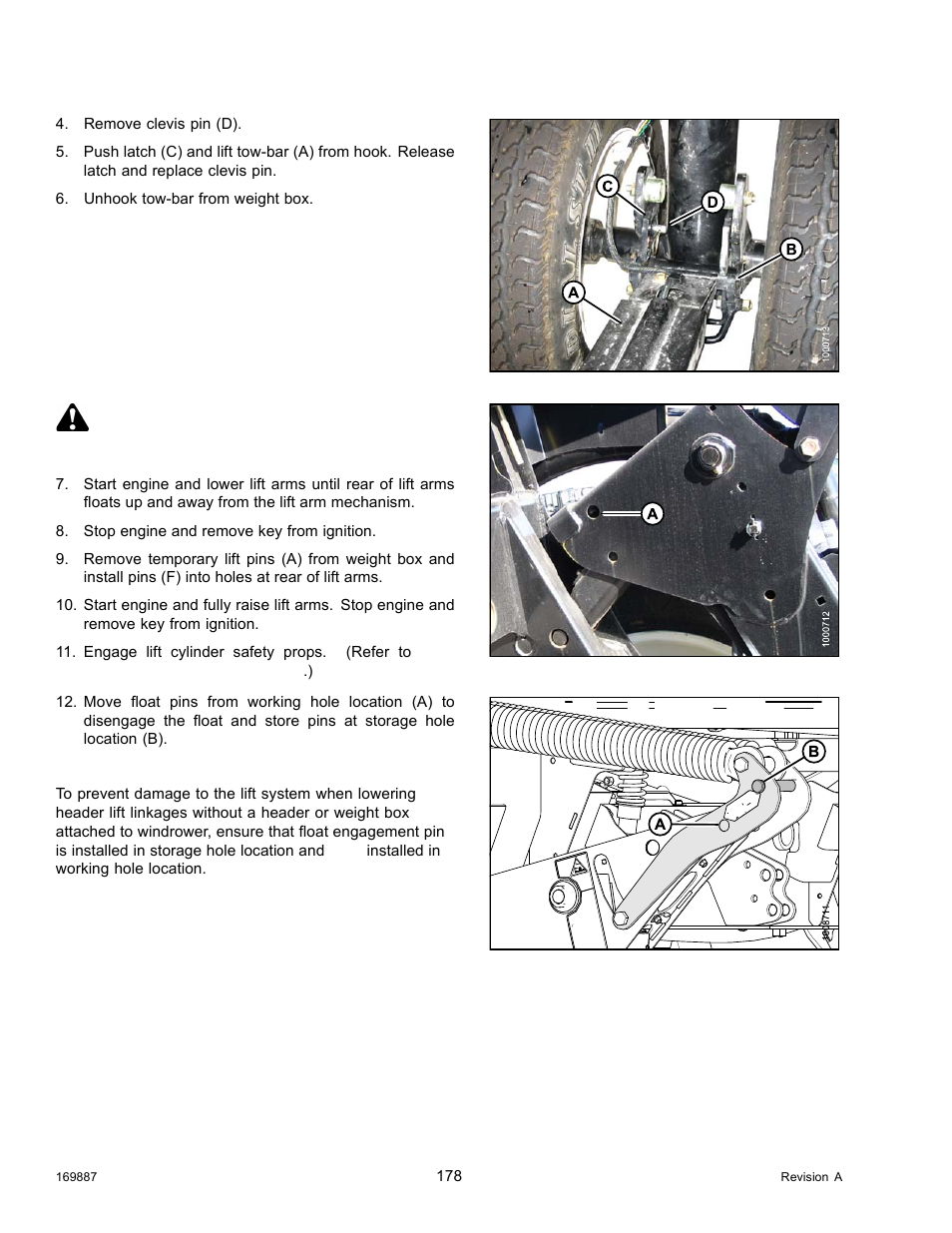 Caution | MacDon M205 Operators Manual User Manual | Page 194 / 482