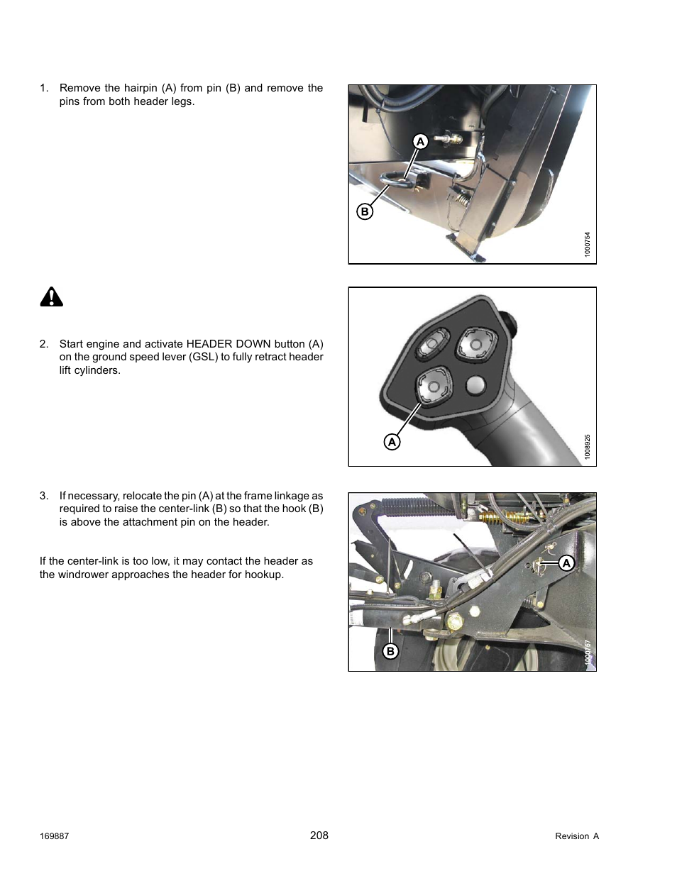 Caution | MacDon M205 Operators Manual User Manual | Page 224 / 482