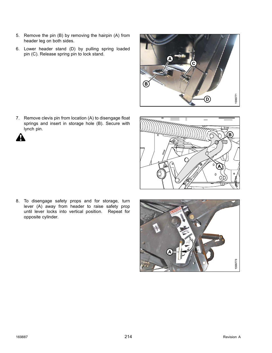 Caution | MacDon M205 Operators Manual User Manual | Page 230 / 482