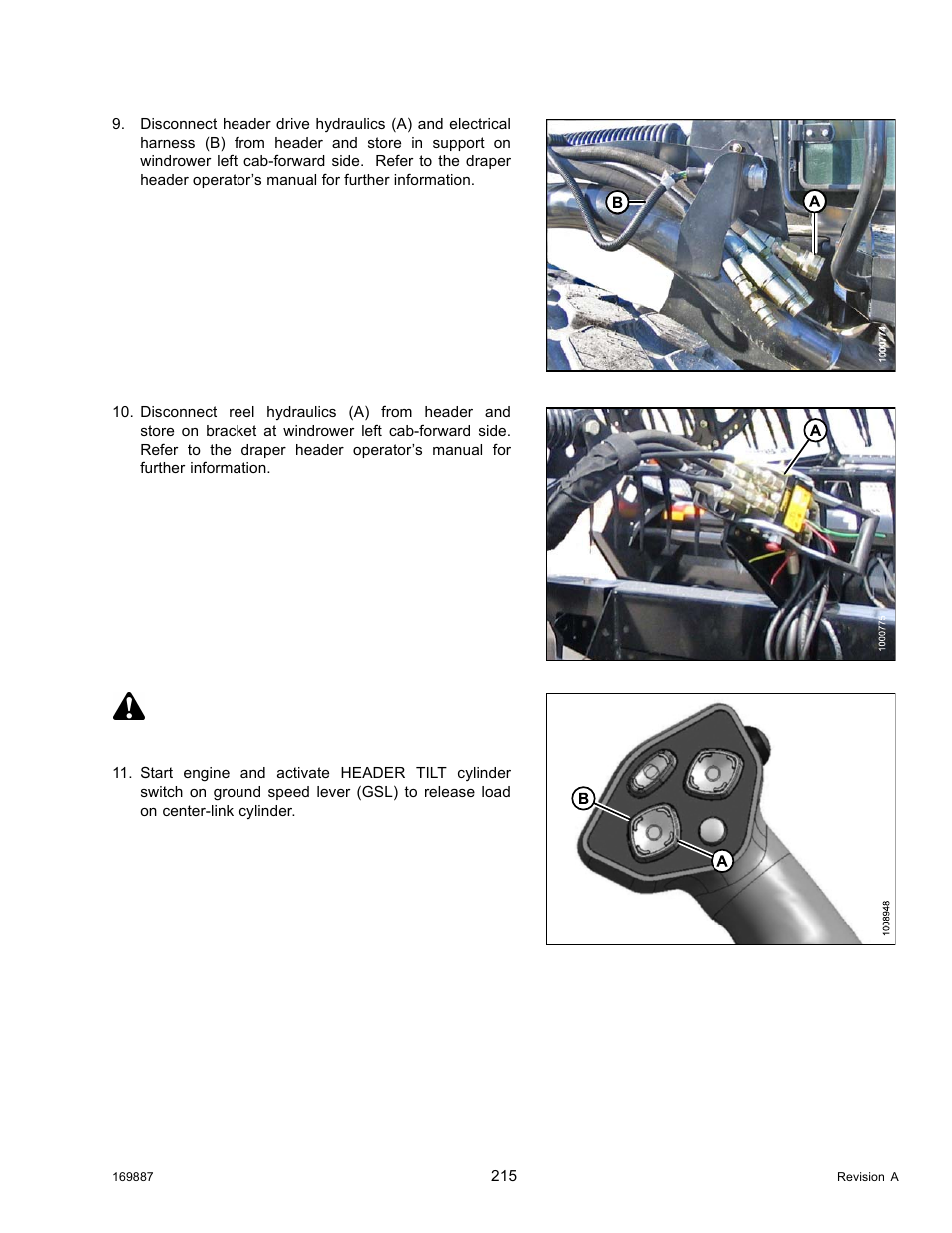 Caution | MacDon M205 Operators Manual User Manual | Page 231 / 482