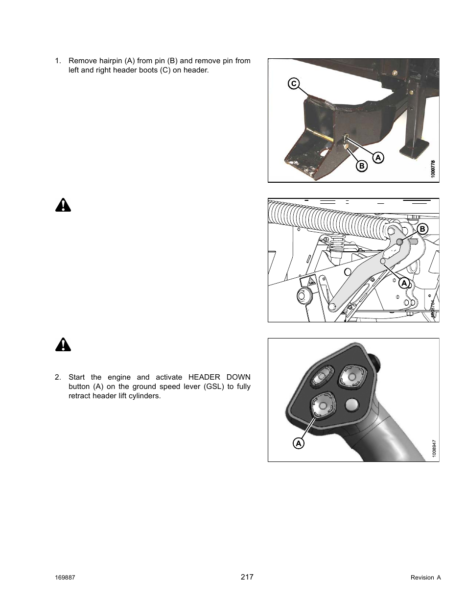 Caution | MacDon M205 Operators Manual User Manual | Page 233 / 482