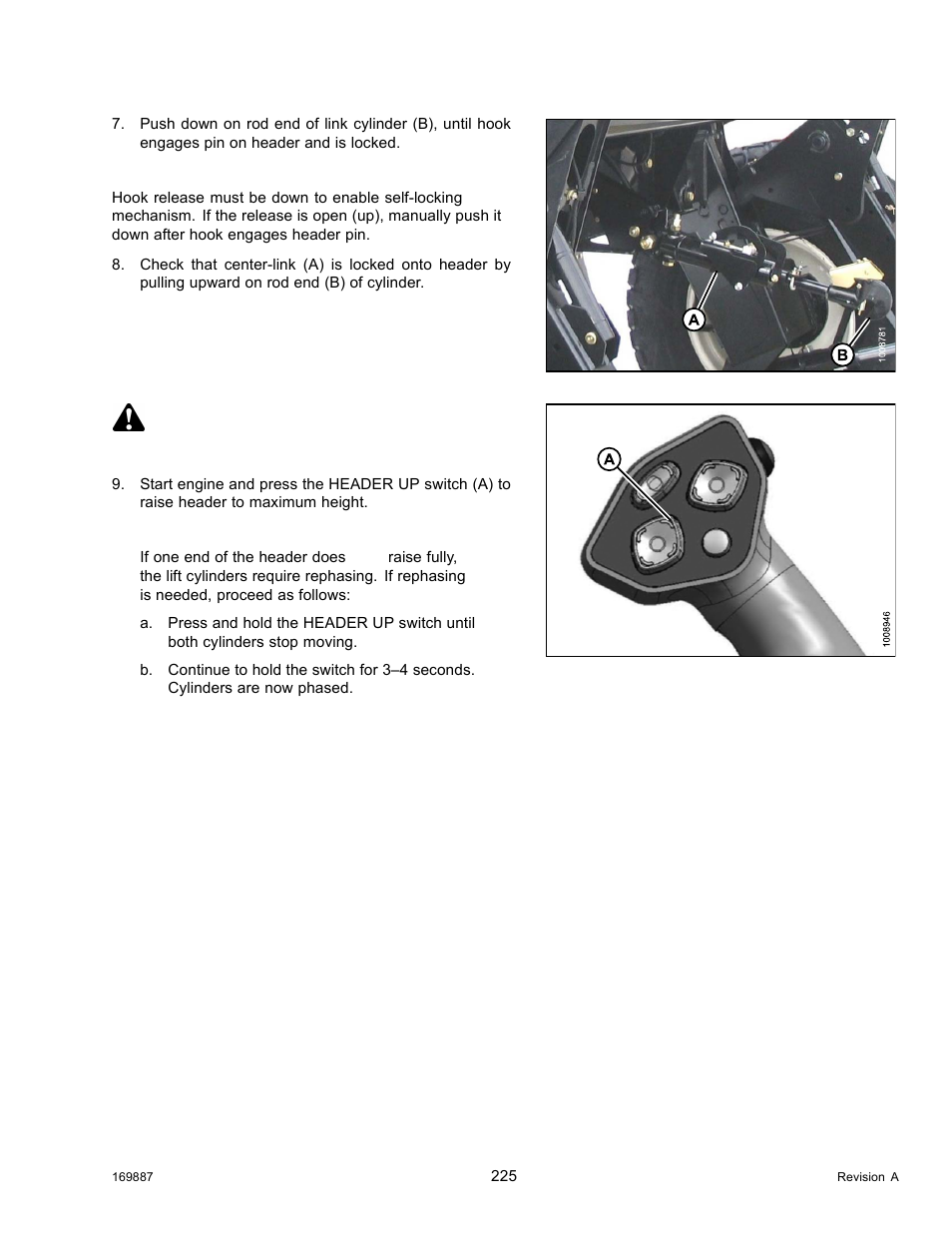 Caution | MacDon M205 Operators Manual User Manual | Page 241 / 482
