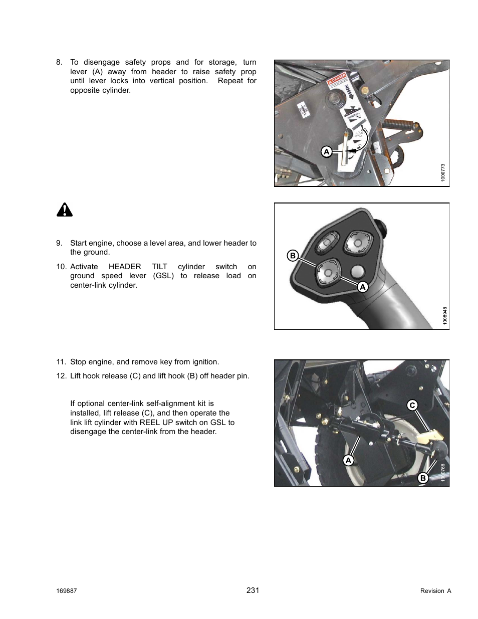 Caution | MacDon M205 Operators Manual User Manual | Page 247 / 482