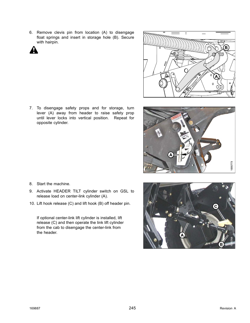 Caution | MacDon M205 Operators Manual User Manual | Page 261 / 482