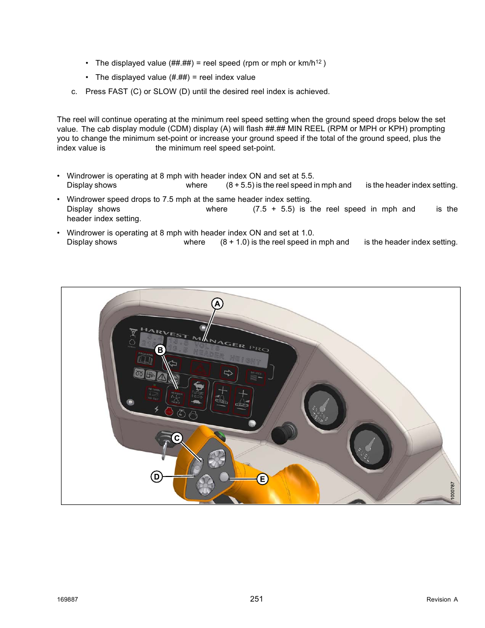 Setting the reel only speed | MacDon M205 Operators Manual User Manual | Page 267 / 482