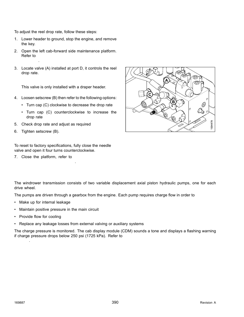 Traction drive hydraulics | MacDon M205 Operators Manual User Manual | Page 406 / 482