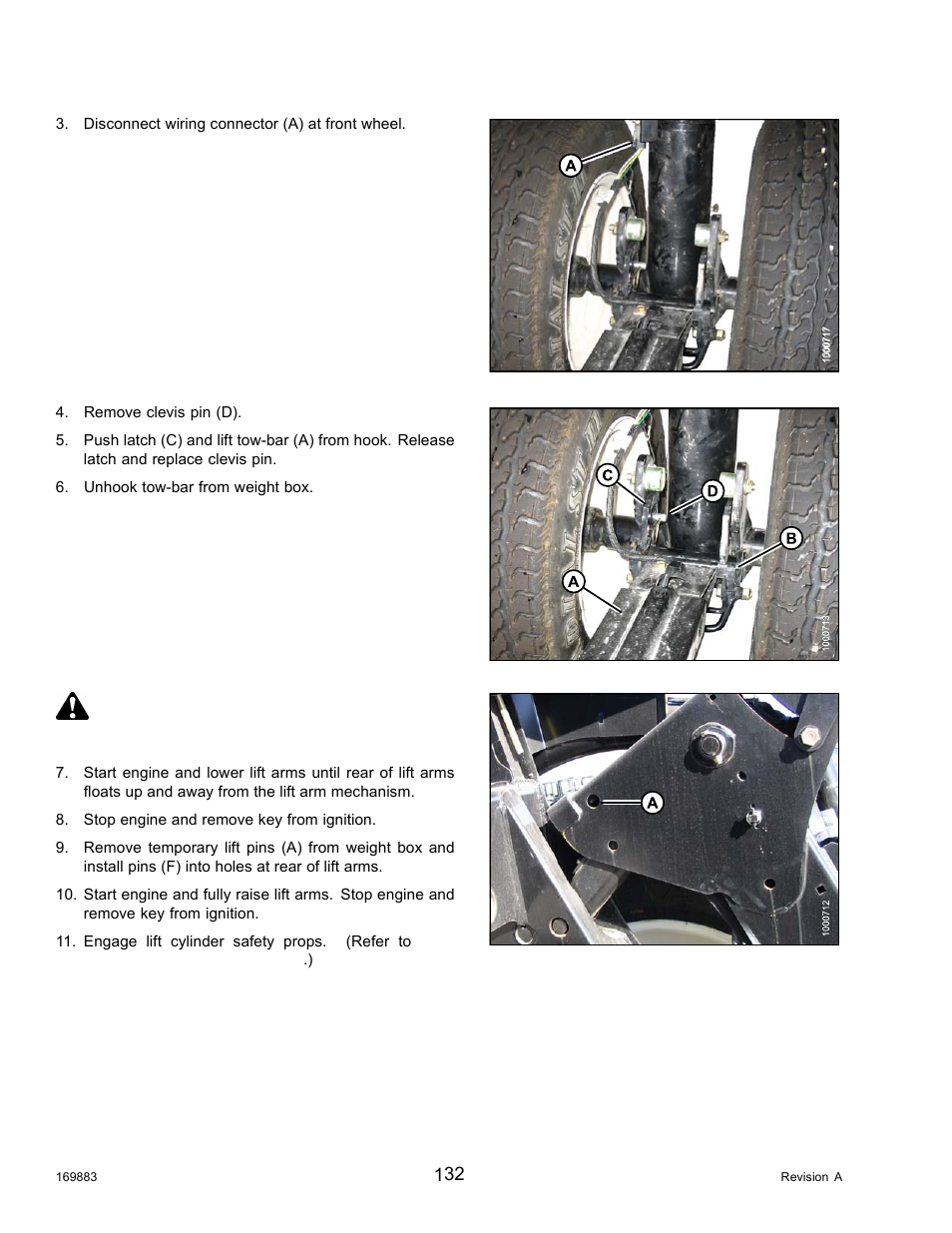 Caution | MacDon M155 Operators Manual User Manual | Page 148 / 458